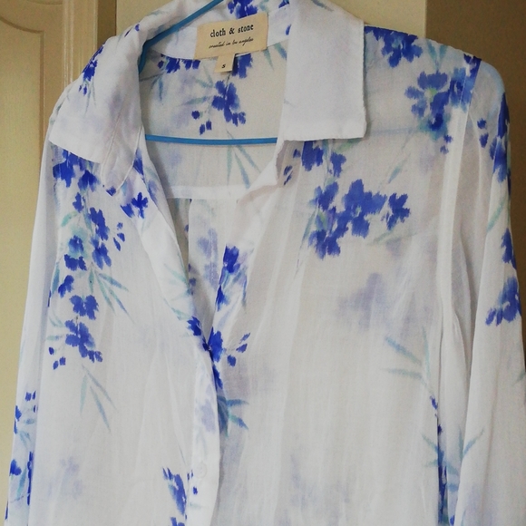 New Cloth and Stone Floral Blouse by Anthropologie - Picture 2 of 6